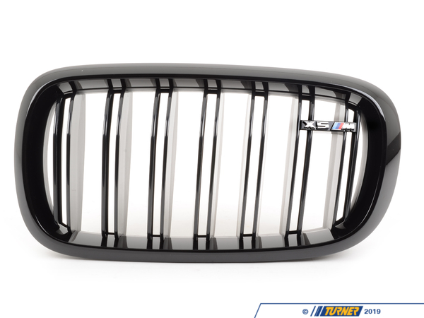 Genuine BMW M Performance Genuine BMW M Performance M Performance Gloss Black Grille - left - F85 X5 M, F86 X6 M 51712354497