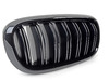 Genuine BMW M Performance M Performance Gloss Black Kidney Grilles - F85 X5M S63 51712354497KT View 4