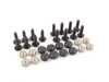 Rennline Rennline 4-Piece Pedal Set - Silver P716096SILVER View 4