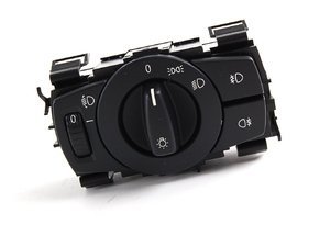 European Headlight Switch - Black