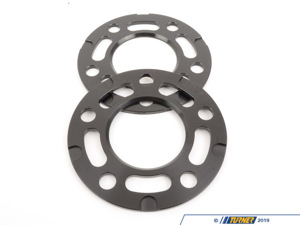 Turner Motorsport Turner Black BMW 5mm Wheel Spacers (Pair) - Most BMWs (see applications) TWH9905005BLACK