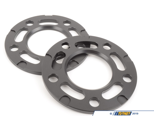 Turner Motorsport Turner Black BMW 7.5mm Front Wheel Spacer Kit - E24, E28, E30 M3, E31, E32, E34, E36, E38, E46, Z3, Z4 TWH9905003BLACK
