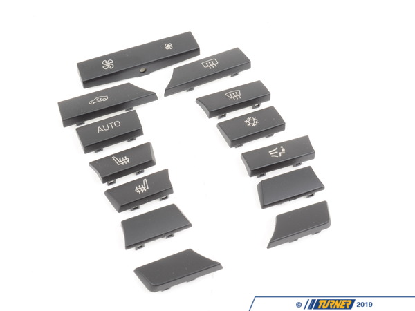 Genuine BMW Genuine BMW Button Cap Repair Kit - F10/11/07 (up to 07/2012) 61319313922