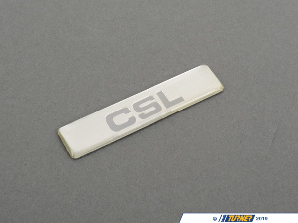 Genuine European BMW Genuine BMW CSL Fender Grille Emblem - E46 M3 51137895912