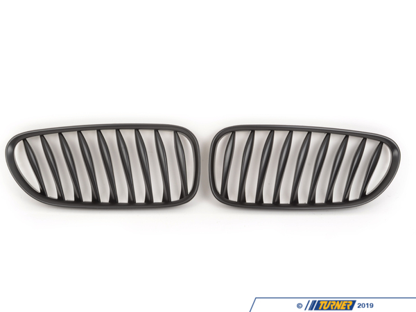 Turner Motorsport Black Center Grills - E85 Z4 & MZ4 Roadster & Coupe - (NO LONGER AVAILABLE) Z4-BLACK-GRILLS
