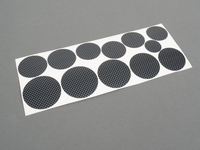 Turner Motorsport Carbon Fiber Roundel Emblem Decal Set - Hood/Trunk/Wheels/Steering Wheel TMS20551