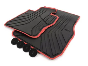 Genuine BMW Sport Line All Weather Floor Mats - Front - F34