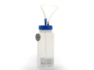 Turner Motorsport Brake Bleeder Bottle with Check Valve - Most BMWs