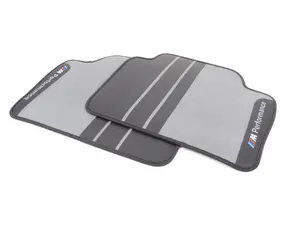 Genuine BMW M Performance M Performance Carpeted Floor Mats - Rear - F30, F80, F36, F31