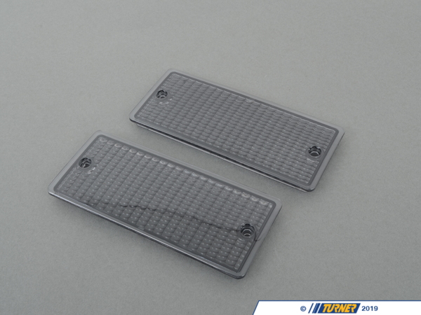 Turner Motorsport E28, E30 1984-88 Smoked Front Turn Signals (pair) - Lenses Only - (NO LONGER AVAILABLE) E30EARLYSMOKE