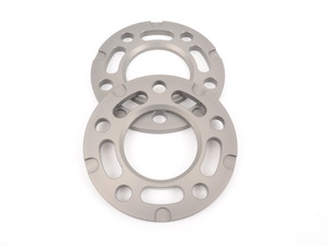 Turner Silver BMW 10mm Front Wheel Spacers (Non-Hubcentric) - E24, E28, E30 M3, E31, E32, E34, E36, E38, E46, Z3, Z4