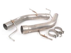 F10 M5 TURNER ANGLE CUT / DIAMOND BLACK TIPS / WITH TURNER LOGO - RACE INSPIRED AXLE-BACK EXHAUST KIT