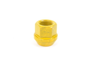 19mm 14x1.5 Yellow Zinc-Coated Race Wheel Nut