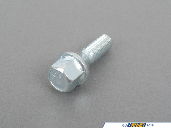 Turner Motorsport Wheel Bolt for BMW, MINI - 12x1.50 - Silver - fits most BMWs BMW-WHEEL-BOLT