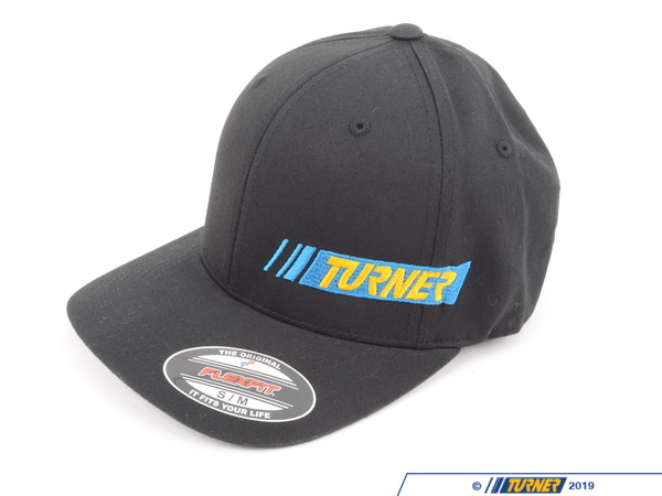 Turner Motorsport Turner Black Flex Fit Hat - S/M TMS300509