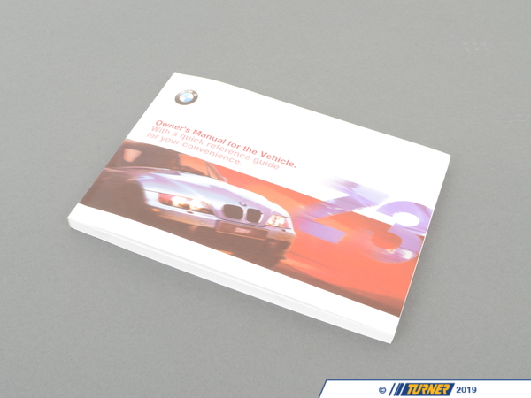 Genuine BMW Genuine BMW Owner's Handbook Z3 E36/7 01410155690 01410155690