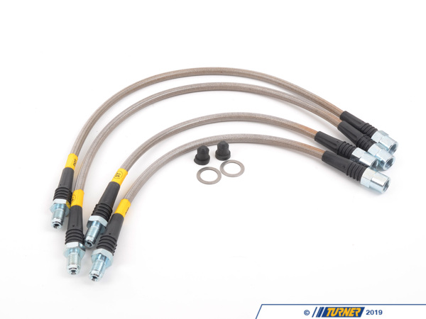 StopTech E39 5 Series Stainless Steel Brake Line Set - DOT Approved PLBE39