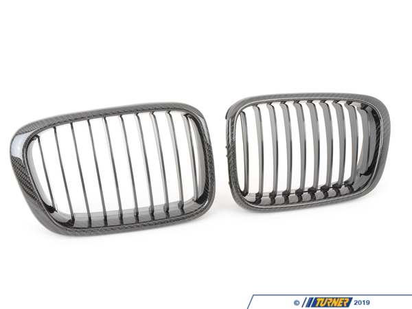 Turner Motorsport Carbon Fiber Center Grills - E46 323i 325i 328i 330i 1999-2001 - (NO LONGER AVAILABLE) BM-0039