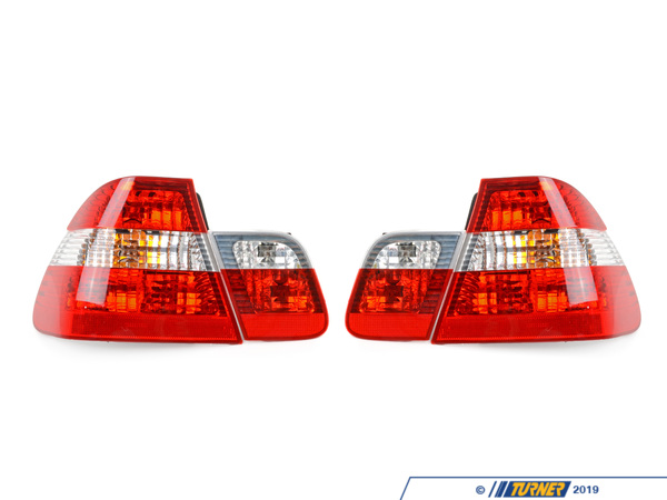 ULO Rear Taillights (Set) - Euro Clear - E46 Sedan 2002-05 - (NO LONGER AVAILABLE) 63210141573