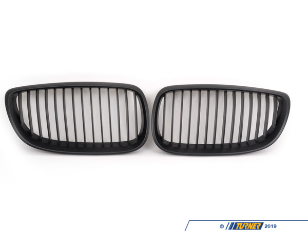 Turner Motorsport Black Center Grills - E92 3 Series Coupe, E90/E92 M3 E92-BLACK-GRILLS