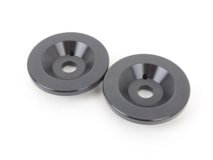 Upper Spring Perch Adapters - Taper Seat (Pair) - For Stock E46 M3 Springs with Turner Race Camber Plates
