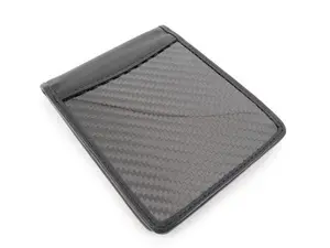 Glossy Carbon Fiber Bi-Fold Wallet