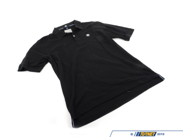 Genuine BMW Genuine BMW Mens Polo Blend, Black - L - 80902296688 80902296688