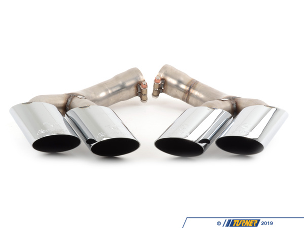 Supersprint E71 X6 50i Supersprint Exhaust Tips - 4x90mm Round Polished Stainless 981716