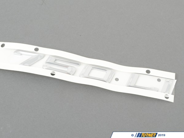 Genuine BMW Genuine BMW Emblem Rear - 750Li - 51147187130 - F02 51147187130
