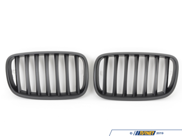 Turner Motorsport Black Center Grills - E70 X5, E71 X6 BM-0224