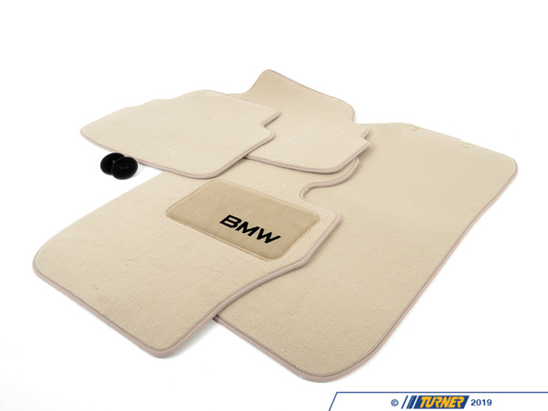 Genuine BMW Genuine BMW Carpeted Floor Mats - Beige - E92 328xi 335xi 82112293536