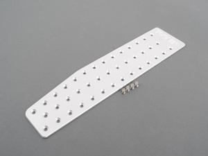 E46 Silver Anodize Footrest (Dead Pedal)