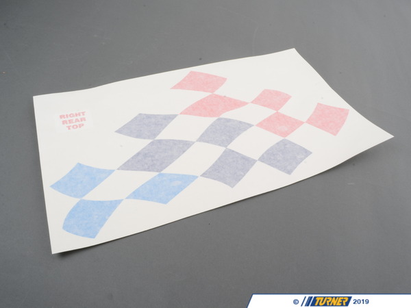 Turner Motorsport Motorsport Flag Decal Set - E36 Coupe - (NO LONGER AVAILABLE) 51148014500