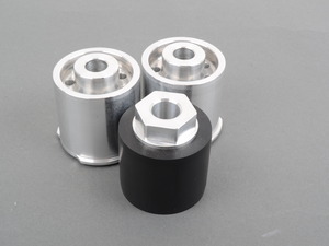 BMW E82 E9X Rear Differential Mounts - Solid Aluminum/Delrin Race