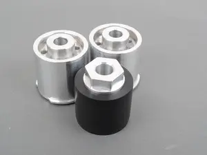 BMW E82 E9X Rear Differential Mounts - Solid Aluminum/Delrin Race