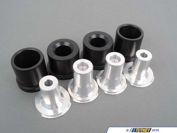 Turner Motorsport Rear Subframe Bushings/Mount Set - Turner Solid Delrin/Aluminum - E82, E9X - (NO LONGER AVAILABLE) TDR9080SB4