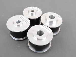 Rear Subframe Bushings/Mount Set - Turner Solid Delrin/Aluminum - E46, E46 M3