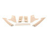 Genuine BMW A-B-C Pillar Cover Kit - Beige - E46 Sedan 51438268197KT View 1