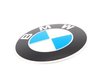 Genuine BMW Wheel Emblem - Adhesive Backed - 64.5mm  36136767550 View 3