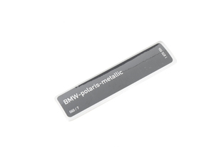 Genuine BMW Label Polaris-Met - 51141870904 - E30,E30 M3
