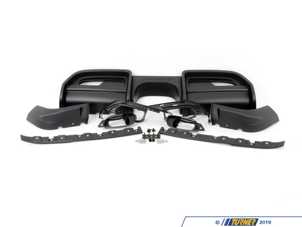 Genuine MINI Genuine MINI F56 F57 JCW Pro Rear Diffuser Kit W/O PDC - S John Cooper Works 51192339047