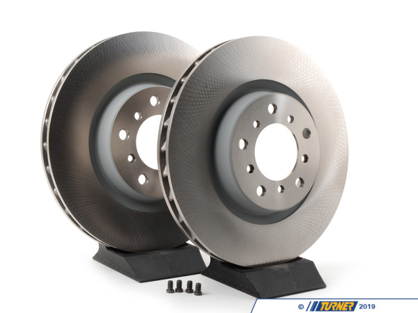 Genuine BMW Front Brake Rotors - Original BMW - E46 M3 (Pair) TMS2260