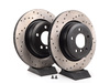 StopTech Cross-Drilled Brake Rotors - Rear - E90 330i/Xi, E9X 335i/Xi (pair) - (NO LONGER AVAILABLE) 34216764655CD View 1