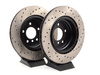 StopTech Cross-Drilled Brake Rotors - Rear - E90 330i/Xi, E9X 335i/Xi (pair) - (NO LONGER AVAILABLE) 34216764655CD View 6