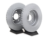 Zimmermann BMW E46 M3 E39 M5 Rear Brake Rotors - Pair (328x20) 34212229379zKT View 2