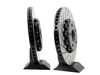 ECS Front Cross-Drilled & Slotted 2-Piece Brake Rotors - Pair (312x25) OE# 1K0615301AA 009900ECS01KT View 4