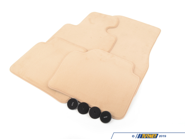 Genuine BMW Genuine BMW Carpeted Floor Mat Set - Beige 51477426318