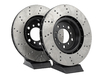 StopTech Cross-Drilled Brake Rotors - Front - E46 M3 (pair) - (NO LONGER AVAILABLE) TMS1390 View 4
