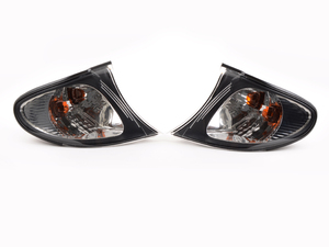 Genuine European BMW Front Euro Clear Turn Signal Set - E46 325i 325xi 330i 330xi