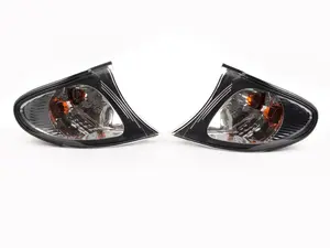 Genuine European BMW Front Euro Clear Turn Signal Set - E46 325i 325xi 330i 330xi